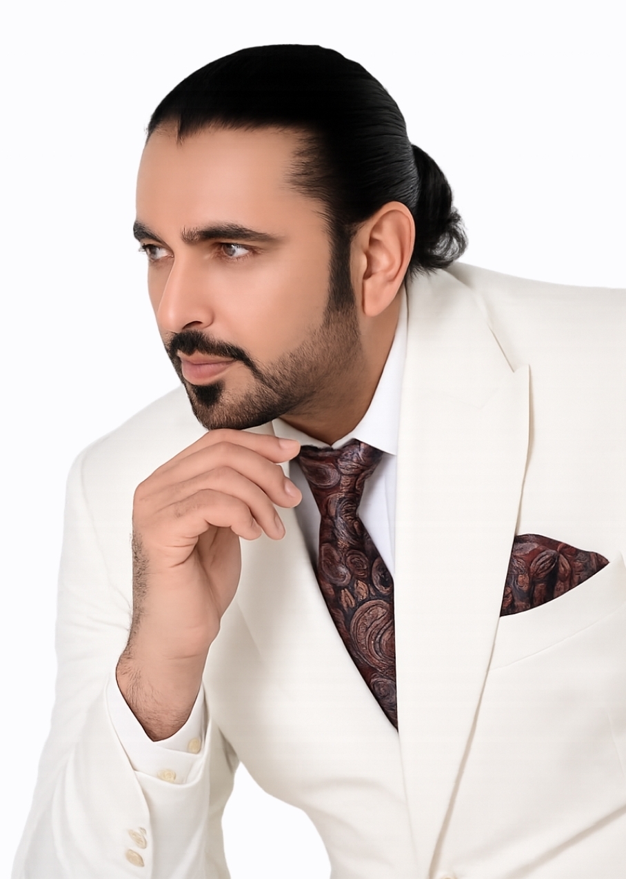 Formal editorial portrait of Syed Mudassar Khushnood