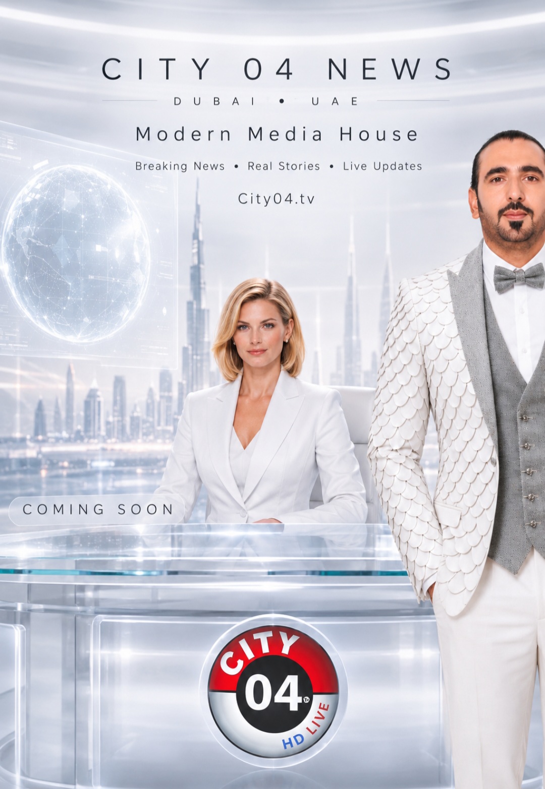 CITY04 News Dubai UAE modern media house — coming soon