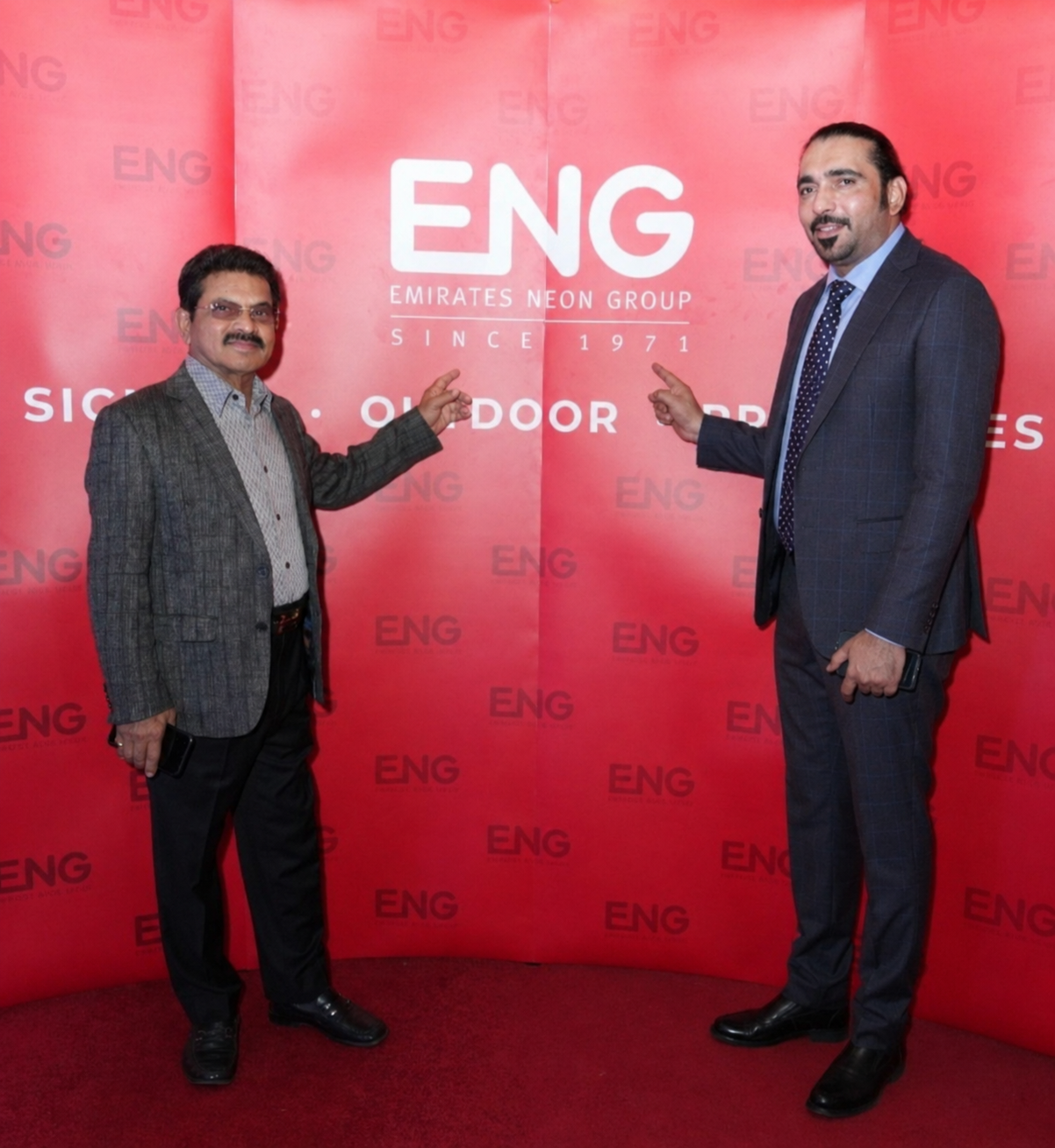 Syed Mudassar Khushnood at Emirates Neon Group event since 1971